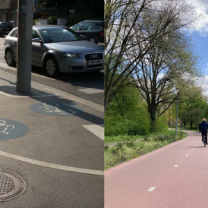 Wien und Groningen: Radfahren zwischen zwei Welten